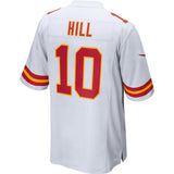 Men's Kansas City Chiefs Tyreek Hill White Game Jersey