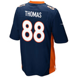 Mens Denver Broncos Demaryius Thomas  Navy Blue Game Jersey