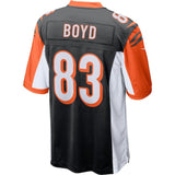 Men's Cincinnati Bengals Tyler Boyd Black Game Jersey