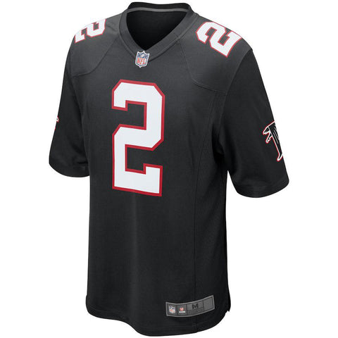 Mens Atlanta Falcons Matt Ryan Black Alternate Game Jersey