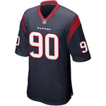 Mens Houston Texans Jadeveon Clowney Navy Blue Game Jersey