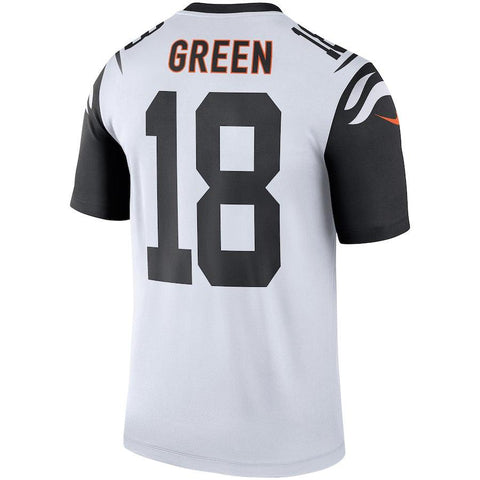 Men's Cincinnati Bengals A.J. Green White Color Rush Legend Jersey