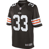 Men's Cleveland Browns Historic Logo Trent Richardson Brown Limited Jersey