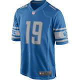 Men's Detroit Lions Kenny Golladay Blue NFL Draft Game Jersey