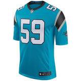 Men's Carolina Panthers Luke Kuechly Blue Classic Limited Player Jersey