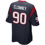 Mens Houston Texans Jadeveon Clowney Navy Blue Game Jersey