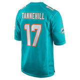 Men's Miami Dolphins Ryan Tannehill Aqua New 2018 Game Jersey