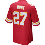 Men's Kansas City Chiefs Kareem Hunt Red Game Jersey