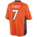 Mens  John Elway Orange Denver Broncos Retired Player Limited Jersey