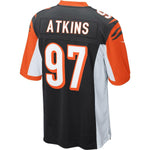 Mens Cincinnati Bengals Geno Atkins Black Game Jersey