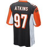 Mens Cincinnati Bengals Geno Atkins Black Game Jersey