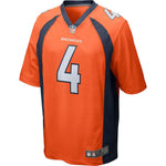 Men's Denver Broncos Case Keenum Orange Game Jersey