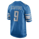 Men's Detroit Lions Matthew Stafford Blue 2017 Game Jersey