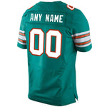 Men's Miami Dolphins Aqua Elite Custom Alternate Jersey