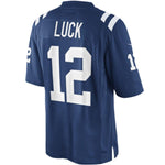 Men's Indianapolis Colts Andrew Luck Royal Vapor Untouchable Color Rush Limited Player Jersey