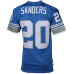 Mens Detroit Lions Barry Sanders Mitchell & Ness Honolulu Blue Retired Player Vintage Jersey
