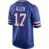 Men's Buffalo Bills Josh Allen Royal 2018 NFL Draft First Round Pick Game Jersey