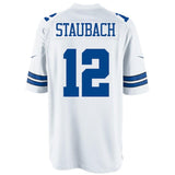 Roger Staubach Dallas Cowboys White Legends Jersey