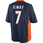 Mens John Elway Navy Blue Denver Broncos Retired Player Limited Jersey