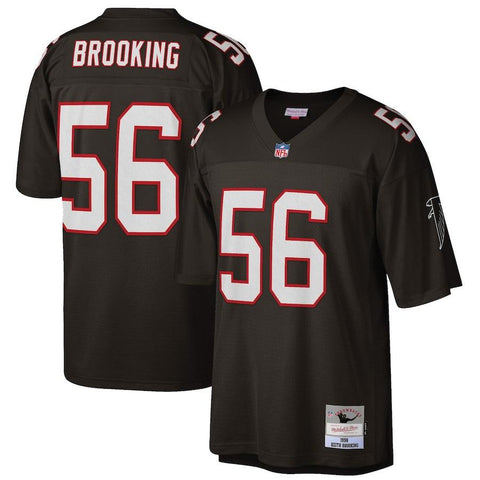 Men's Atlanta Falcons Keith Brooking Mitchell & Ness Black 1998 Retired Player Jersey