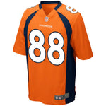 Men's Denver Broncos Demaryius Thomas Orange Team Color Game Jersey