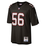 Men's Atlanta Falcons Keith Brooking Mitchell & Ness Black 1998 Retired Player Jersey