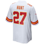 Men's Kansas City Chiefs Kareem Hunt White Game Jersey