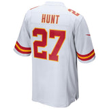 Men's Kansas City Chiefs Kareem Hunt White Game Jersey