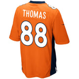 Men's Denver Broncos Demaryius Thomas Orange Team Color Game Jersey