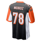 Men's Cincinnati Bengals Anthony Munoz Black 50th Anniversary Retired Player Game Jersey