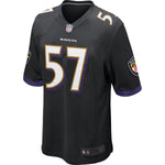 Mens Baltimore Ravens C.J. Mosley Black Game Jersey