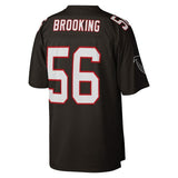 Men's Atlanta Falcons Keith Brooking Mitchell & Ness Black 1998 Retired Player Jersey
