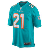 Men's Miami Dolphins Frank Gore Aqua New 2018 Game Jersey