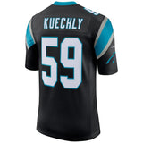 Men's Carolina Panthers Luke Kuechly Black Classic Limited Player Jersey