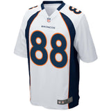 Mens Denver Broncos DeMaryius Thomas White Game Jersey