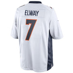 Mens John Elway White Denver Broncos Retired Player Limited Jersey