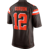 Men's Cleveland Browns Josh Gordon Brown Game Jersey