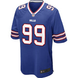Men's Buffalo Bills Marcell Dareus Royal Blue Team Color Game Jersey