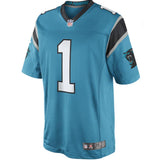 Men's Carolina Panthers Cam Newton Panther Blue Limited Jersey