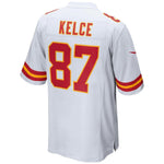 Men's Kansas City Chiefs Travis Kelce  White Game Jersey