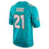 Men's Miami Dolphins Frank Gore Aqua New 2018 Game Jersey