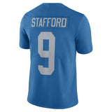 Men's Detroit Lions Matthew Stafford  Blue 2017 Throwback Vapor Untouchable Limited Player Jersey