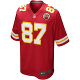 Men's Kansas City Chiefs Travis Kelce Red Team Game Jersey