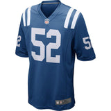 Mens Indianapolis Colts D'Qwell Jackson  Royal Blue Game Jersey