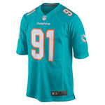 Men's Miami Dolphins Cameron Wake Aqua New 2018 Game Jersey