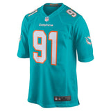 Men's Miami Dolphins Cameron Wake Aqua New 2018 Game Jersey