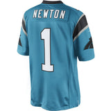 Men's Carolina Panthers Cam Newton Panther Blue Limited Jersey