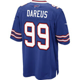 Men's Buffalo Bills Marcell Dareus Royal Blue Team Color Game Jersey