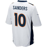 Men's Denver Broncos Emmanuel Sanders White White Game Jersey