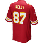 Men's Kansas City Chiefs Travis Kelce Red Team Game Jersey